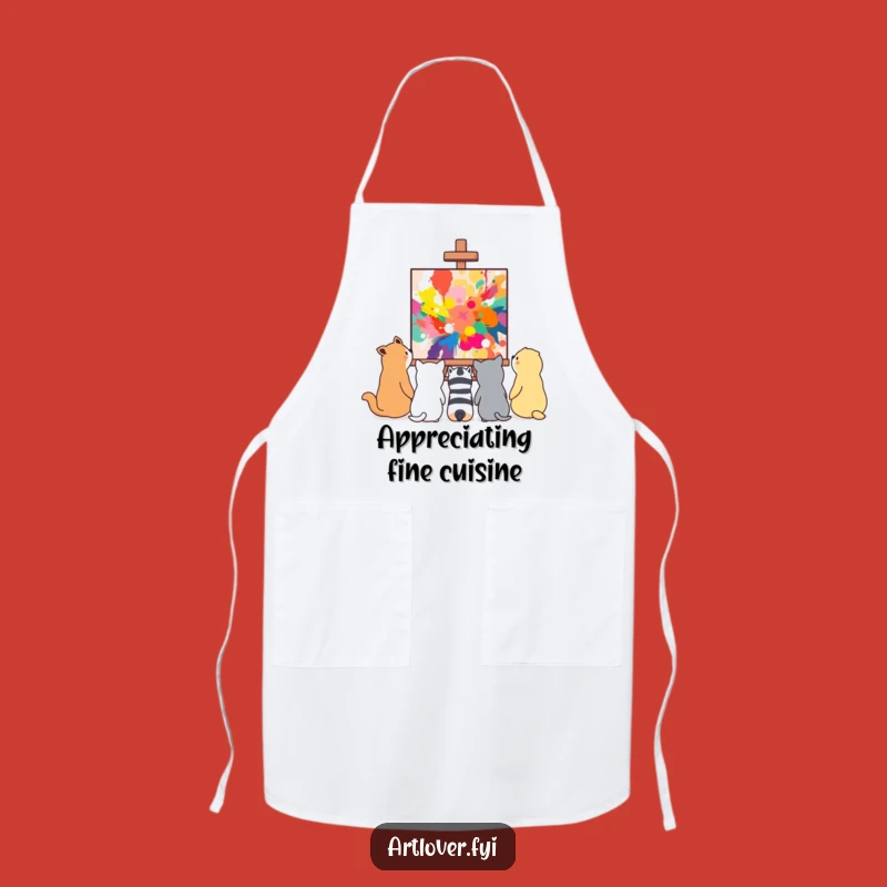 Funny Animal Artist Apron: For the Art-Loving Creator - A Hilarious Gift