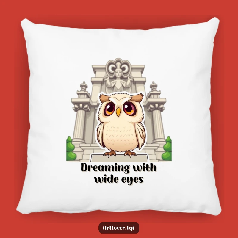 Cozy Funny Owl Statue Pillow: Comfort with a Touch of Awe