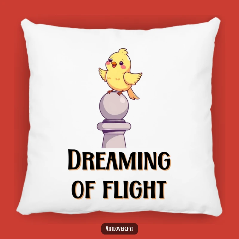 Funny Bird Pillow - Cozy Cushion for Cheerful Decor