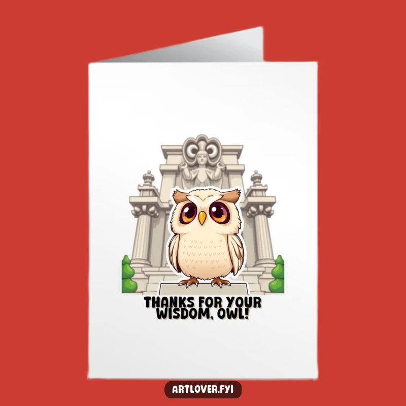 Free Printable Thank You Card: Owl's Awe, Hilarious DIY Downloadable Gift