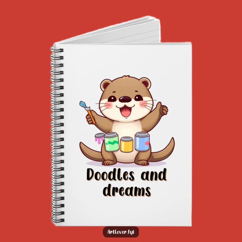 Funny Otter Artist Notebook: Jot Down Creative Balances, Ideal Funny Gift!