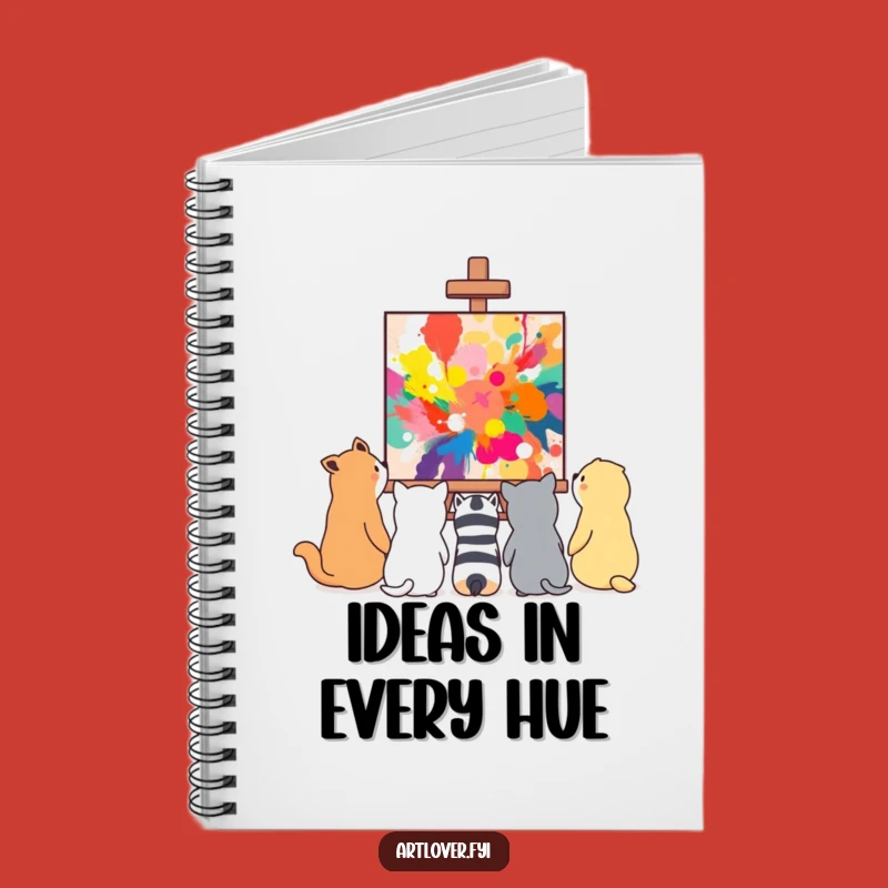 Funny Animal Art Notebook: Journal Your Thoughts on Art with Animals
