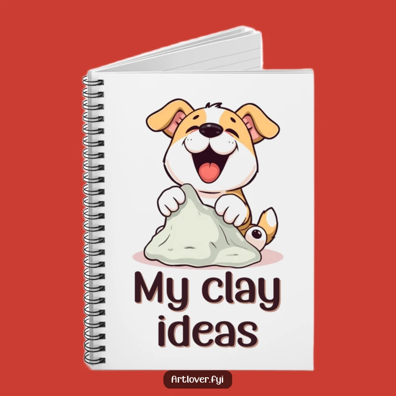 Funny Dog Sculptor Notebook: Creative Canine Crafts Clay, Journal Funny Gift