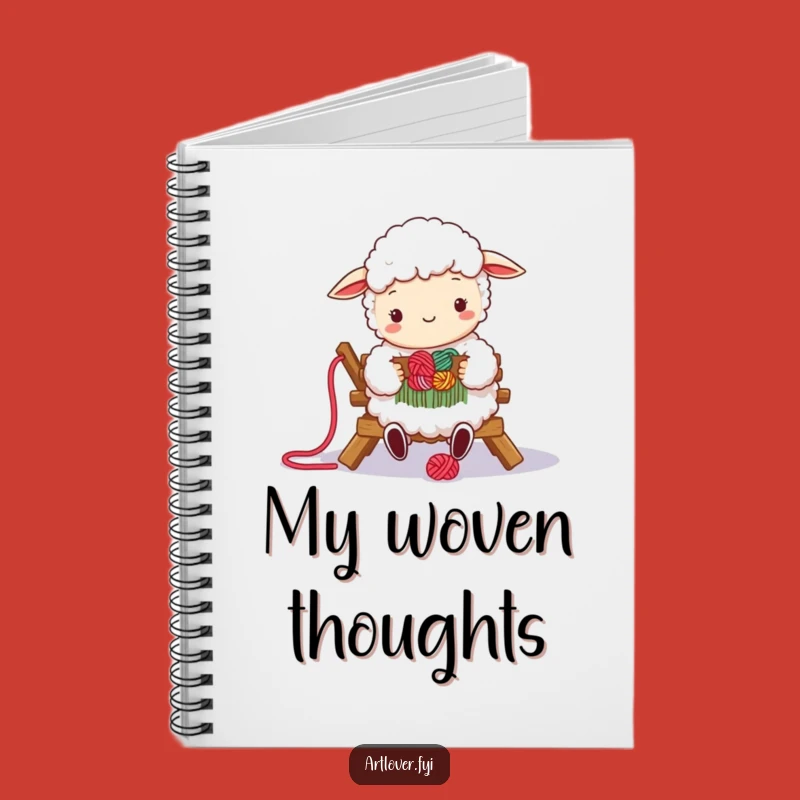 Funny Sheep Weaver Notebook: Yarn Project Ideas, Perfect Funny Gift