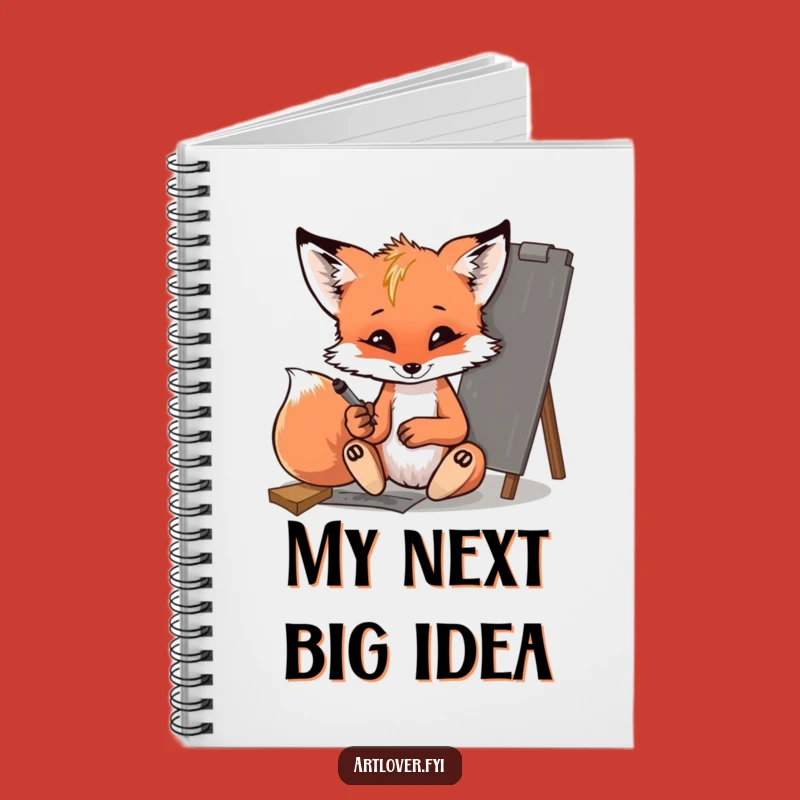 Funny Fox Cub Notebook - Journal for Creative Ideas and Sketching