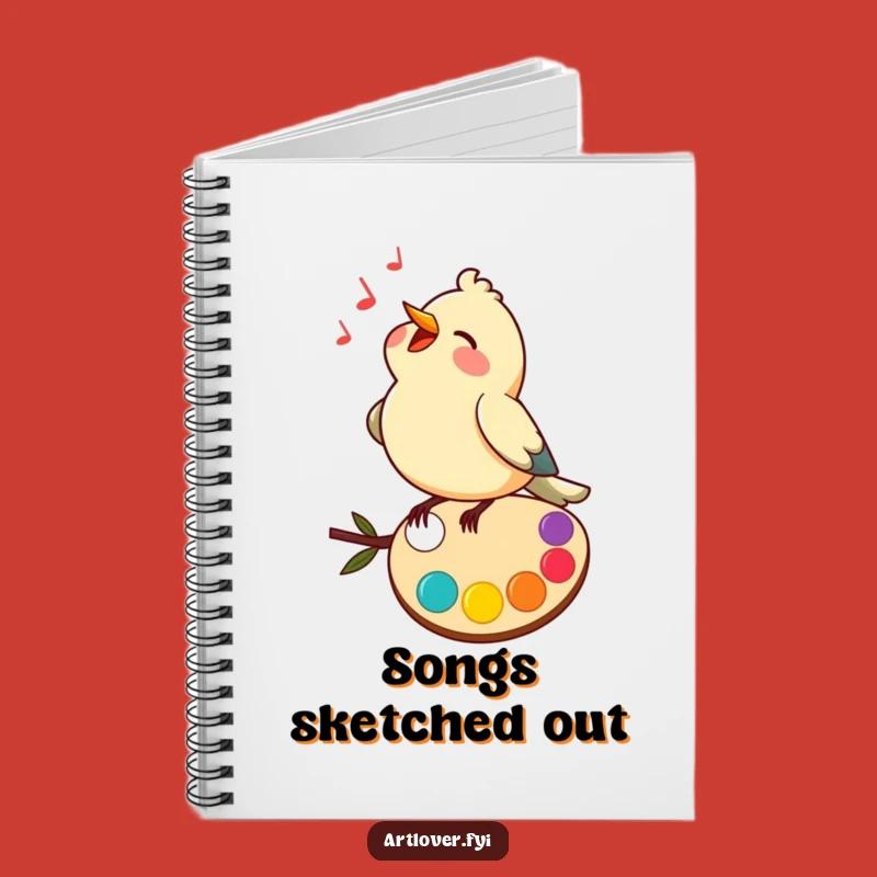 Funny Bird Singer Notebook: Jot Down Melodies with this Cheerful Artist!